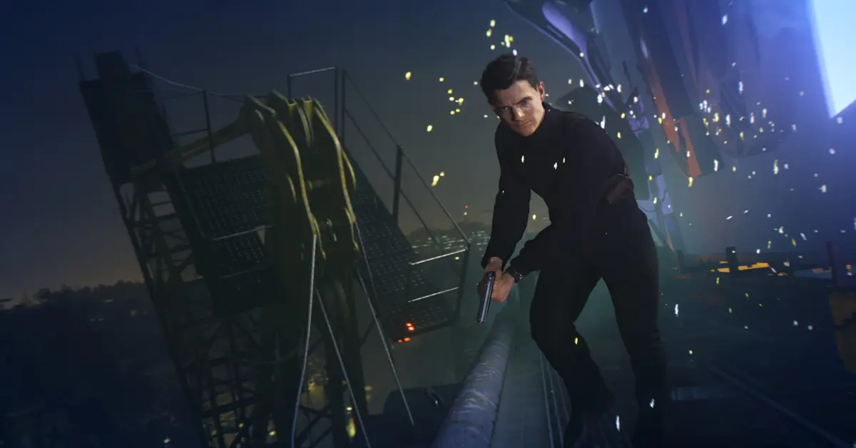 James Bond sosteniendo una pistola con silenciador en 007 First Light