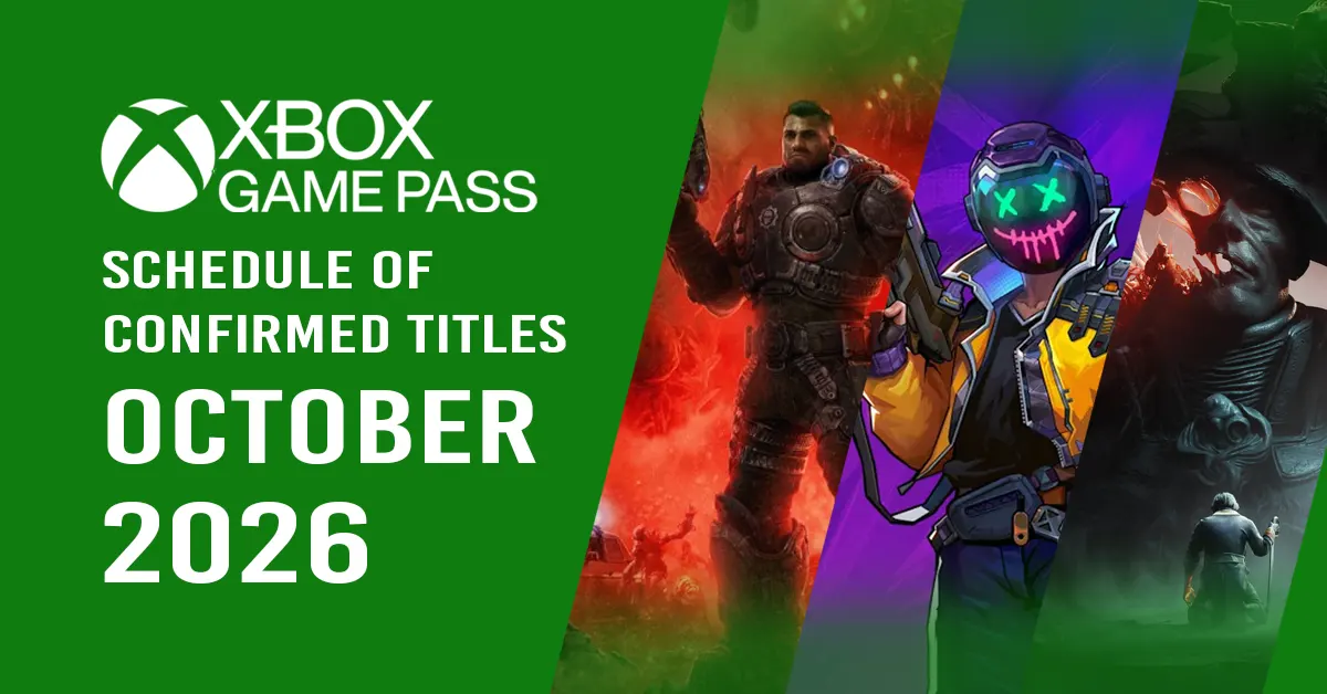 Xbox Game Pass Octubre 2026: Calendario de títulos confirmados