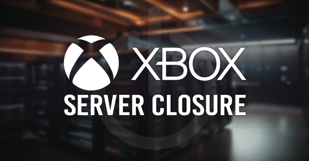 Xbox Server Shutdowns This Month