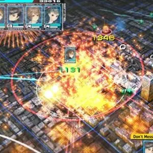 13 Sentinels Aegis Rim - Interfaz de combate