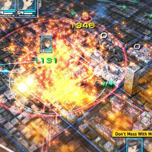 13 Sentinels Aegis Rim - Interfaz de Batalla