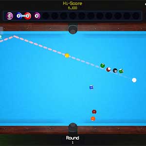 8-Ball Pocket Tres disparos A La Izquierda