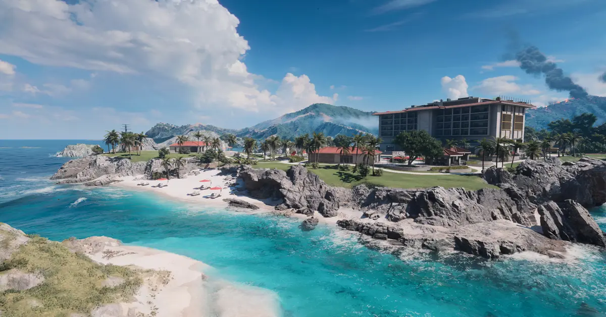 Escaramuza de combate naval de Battlefield 6 cerca de las costas de Tsuru Reef