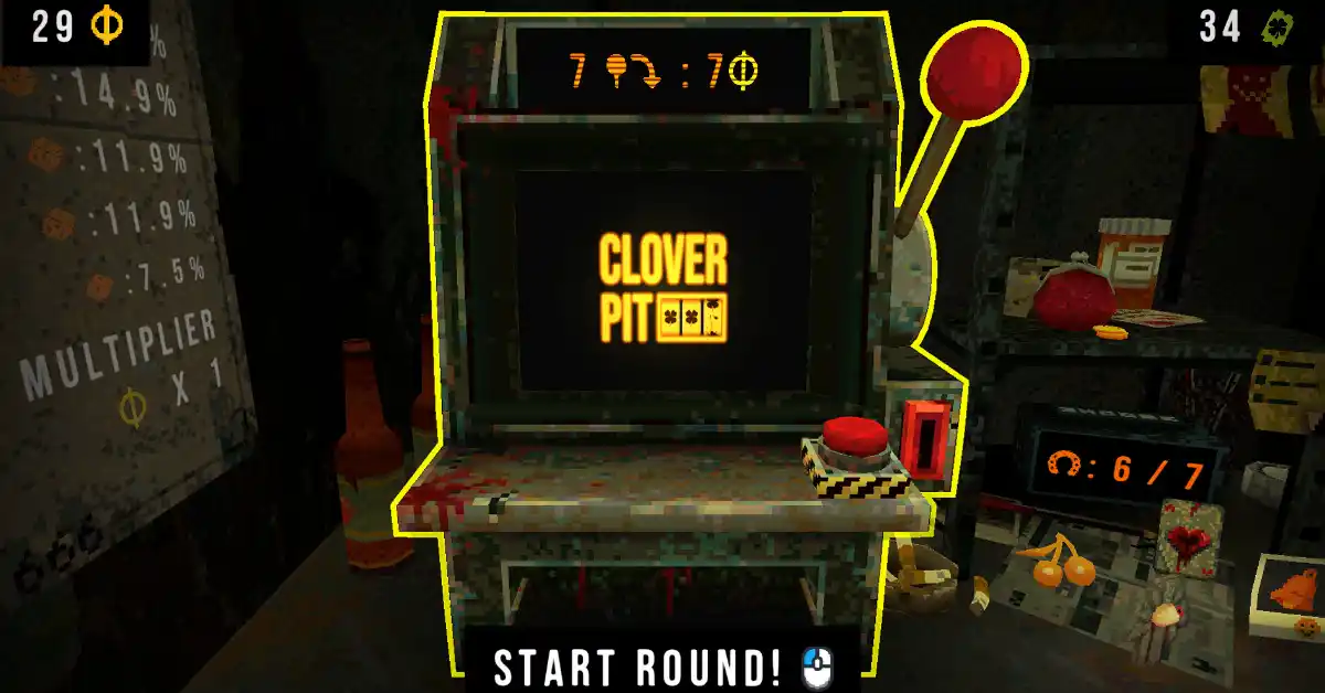 Gira por tu vida: la interfaz de CloverPit es perfecta para el juego portátil.