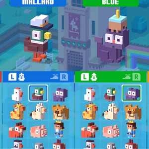 Crossy Road Castle Selección de Personajes