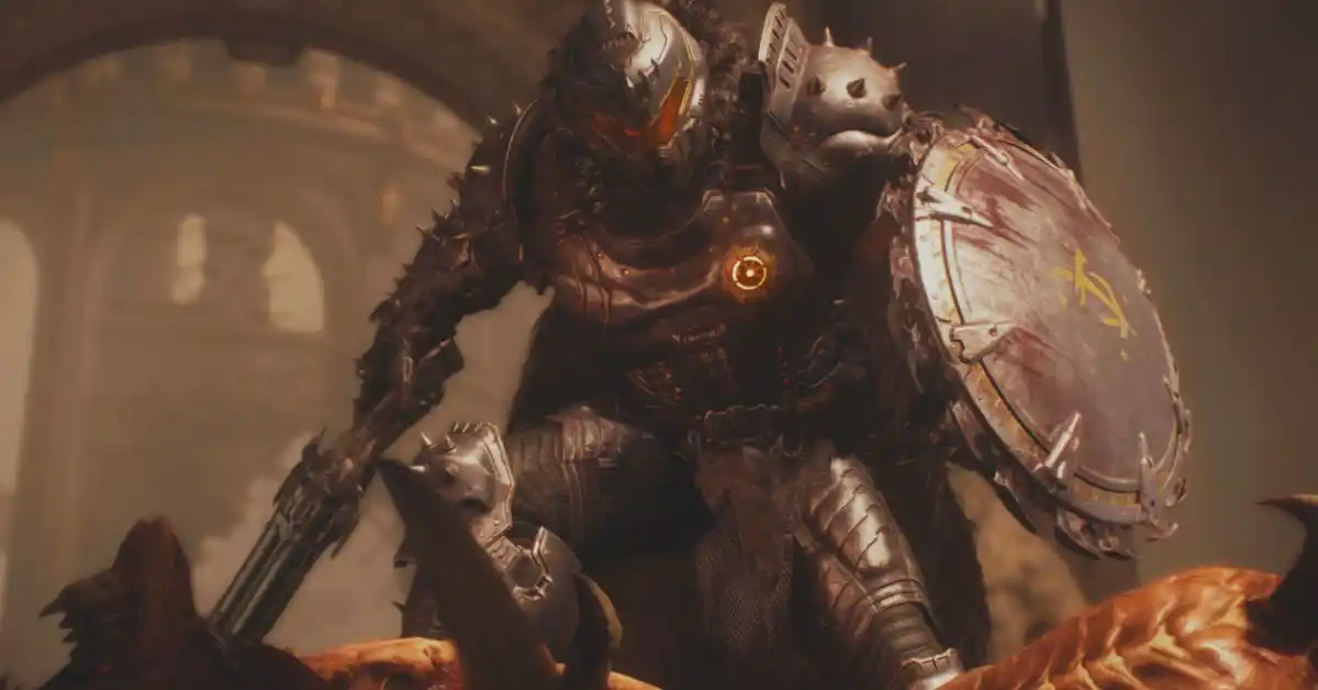 Usa la Shield Saw para destrozar demonios y precios altos por igual.