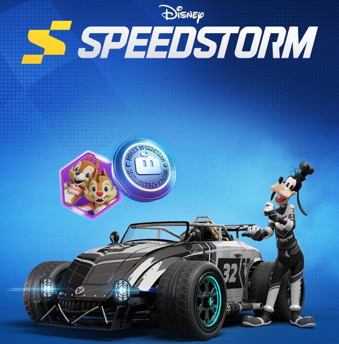 Disney Speedstorm: Juego y Complemento Monocromático Gratis, ¡Date prisa!
