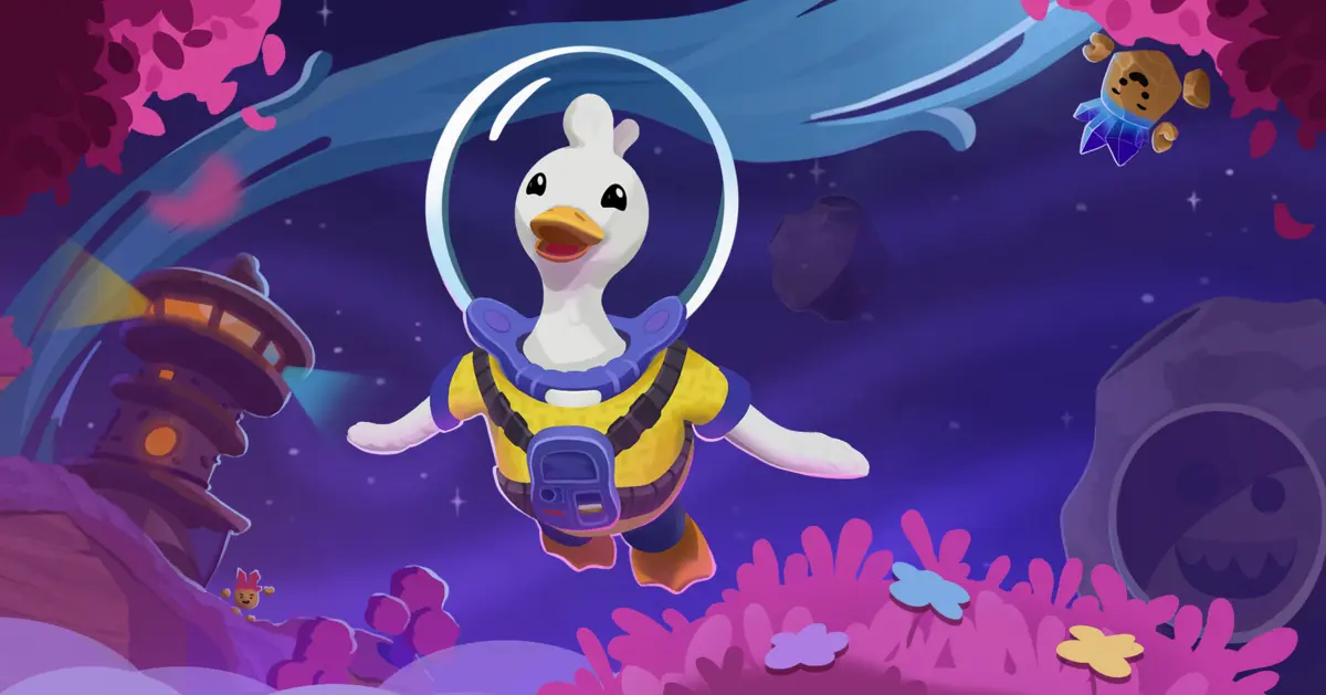 Conoce a Doug, el intrépido pato astronauta que comienza un viaje artesanal a través de las estrellas.