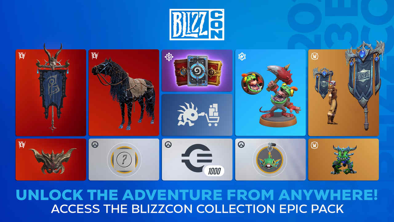 Contenido del Paquete Épico de la BlizzCon para los títulos populares de Blizzard