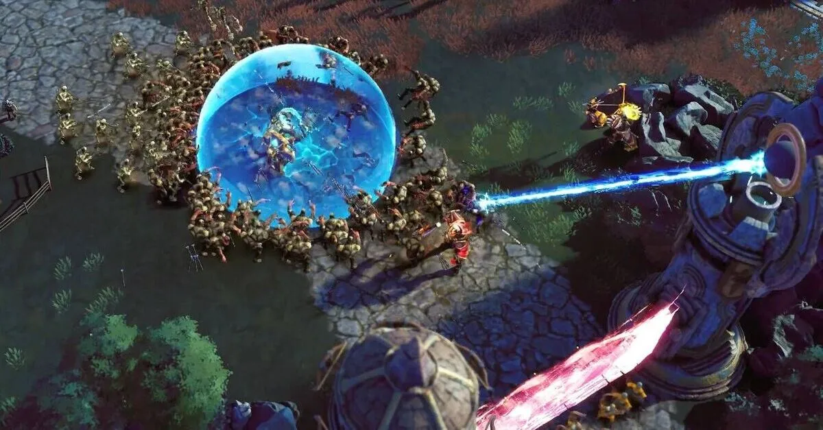 Defiende tu posición o muere en el intento en el caótico mundo de EverSiege.