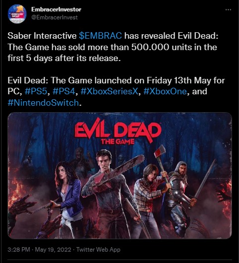 ¿cuánto cuesta evil dead the game?