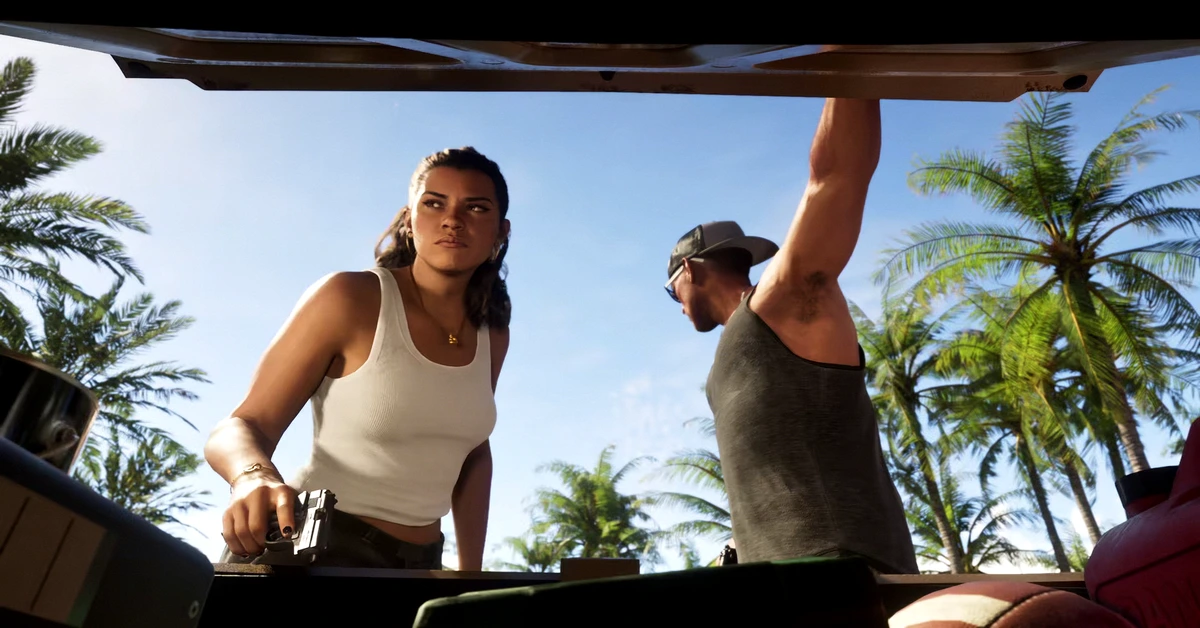 GTA 6 PS5 footage from the official Rockstar trailer