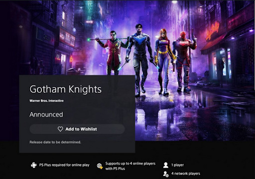 ¿cuál es la historia de Gotham Knights?