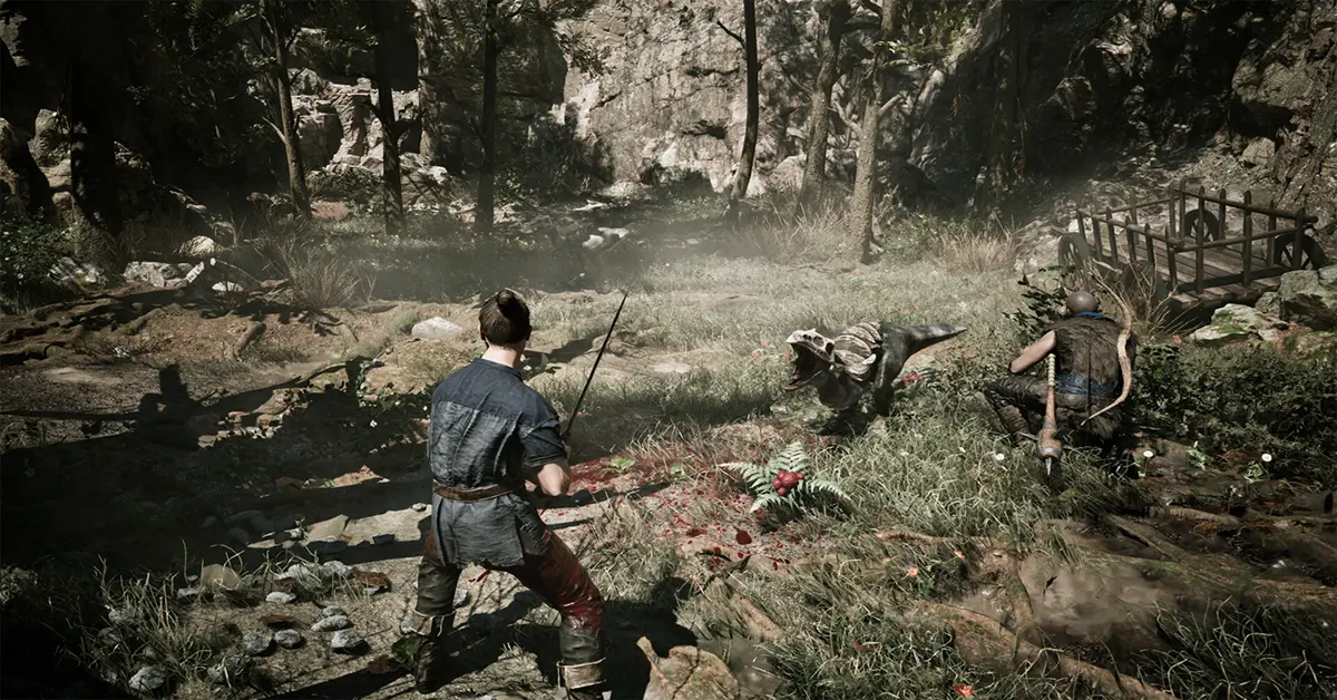 Gameplay de combate de Gothic Remake contra Carroñeros