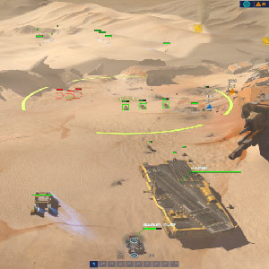 Morir desierto del planeta Kharak