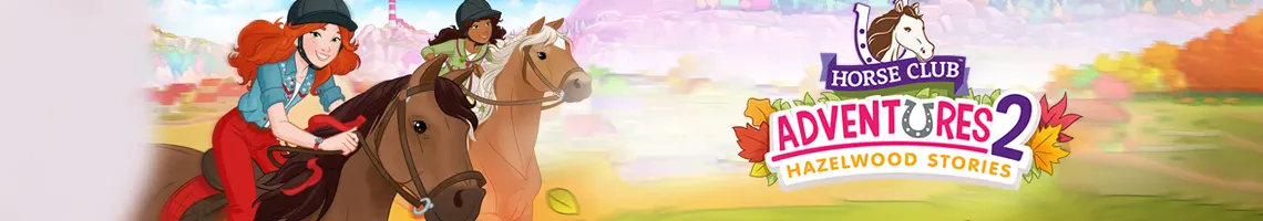 Cabalgue con las amigas del club en Horse Club Adventures 2 Hazelwood Stories