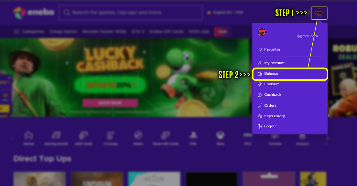 Cómo canjear una tarjeta regalo ENEBA