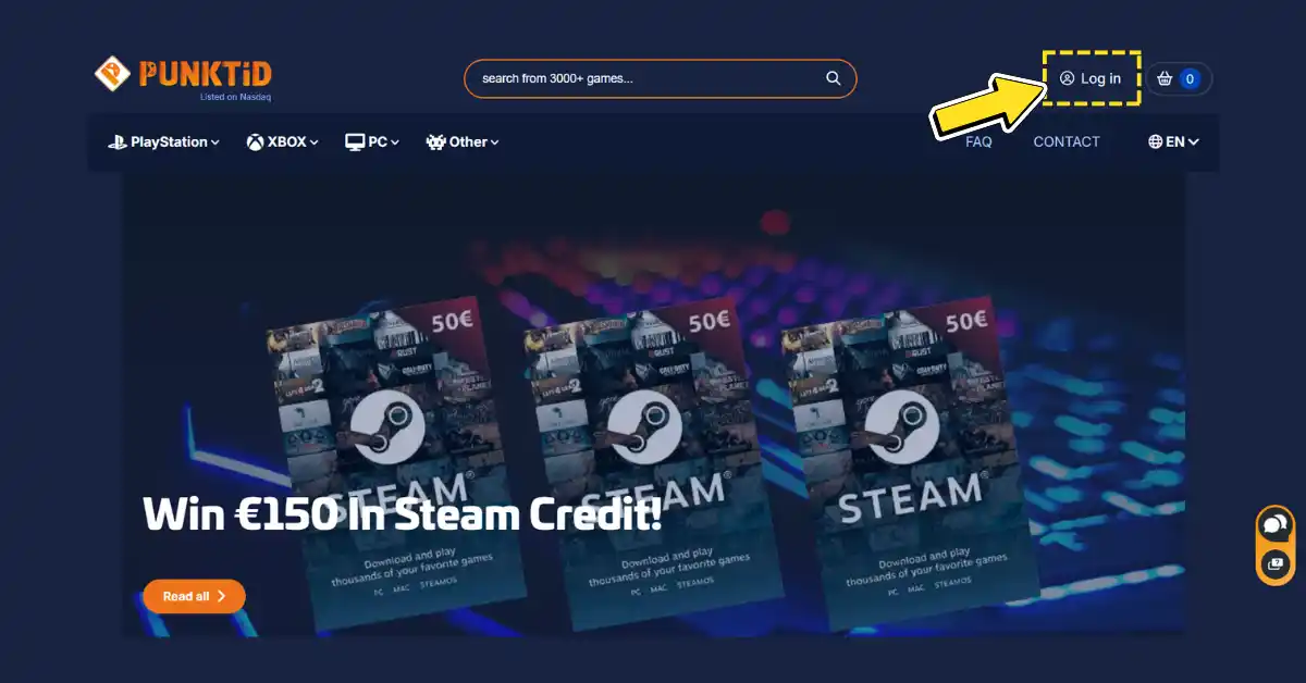 Inicio de sesión Punktid