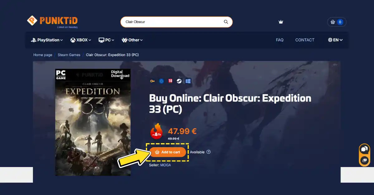 Descuento de juego en Punktid