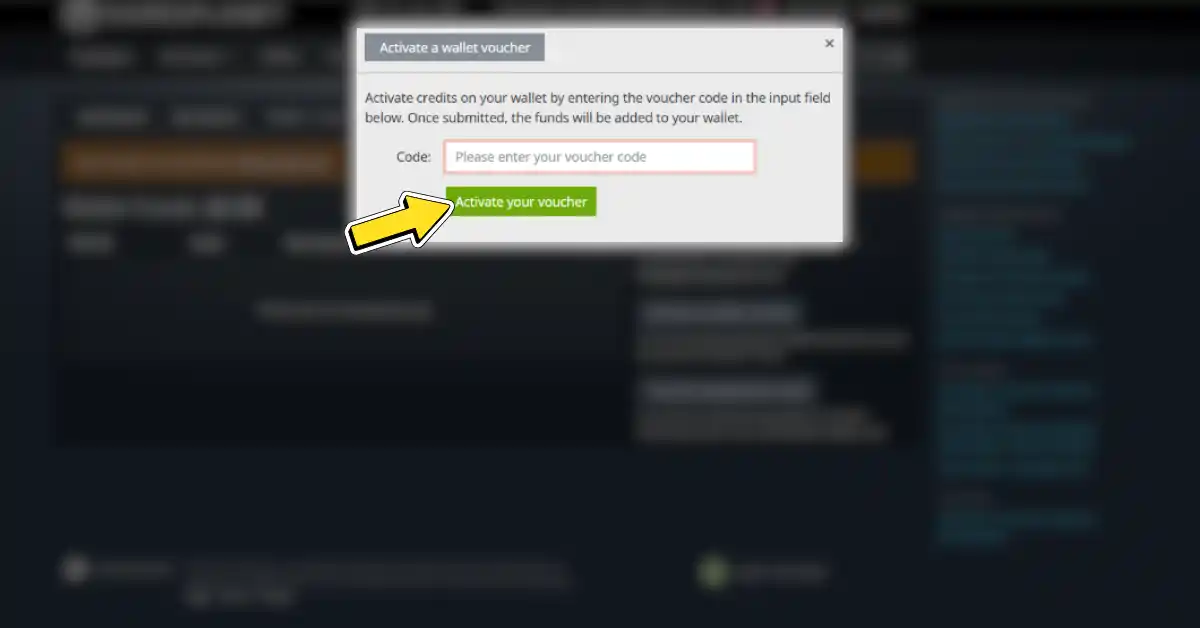 Canjear código de cupón en Gamesplanet