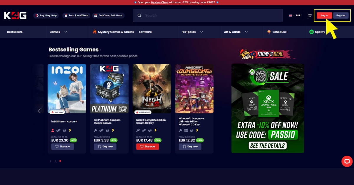 ¿CÓMO CANJEO MI CÓDIGO DE DESCUENTO DE K4G.COM?