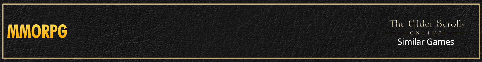 Mejor MMORPG como ESO