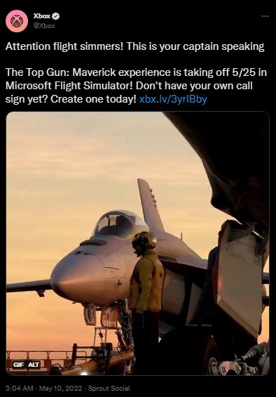 ¿Qué avión de combate se utilizó en Top Gun?