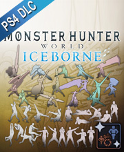 Monster Hunter World Iceborne Complete Gesture & Pose Pack Playstation 4