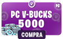 Clavecd 5000 V-Bucks PC