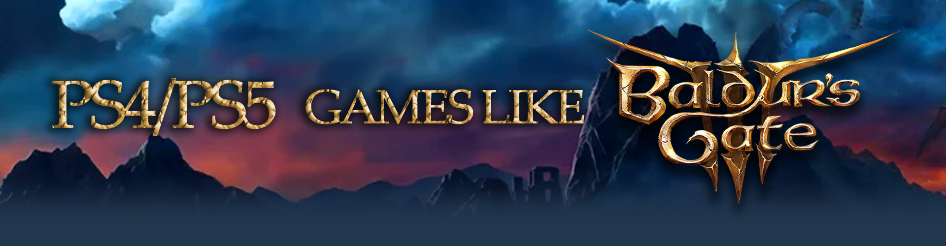 Juegos PS4/PS5 como Baldur's Gate