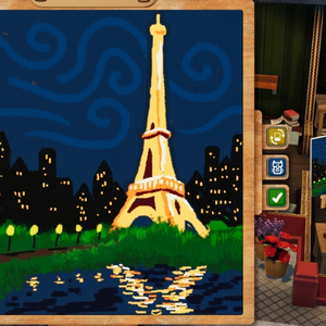 Passpartout 2 The Lost Artist - Pintura de la Torre Eiffel