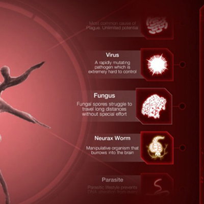 Plague Inc Evolved - Pantalla de Selección de Plaga