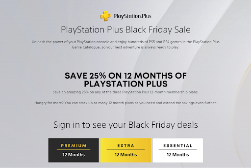 Rebajas del Black Friday 2022 de PlayStation