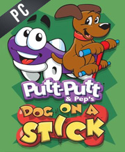 Putt-Putt and Peps Dog on a Stick