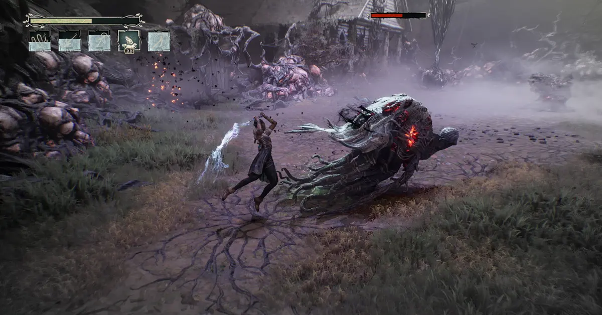 Mecánicas de desplazamiento y combate con tejido en South of Midnight