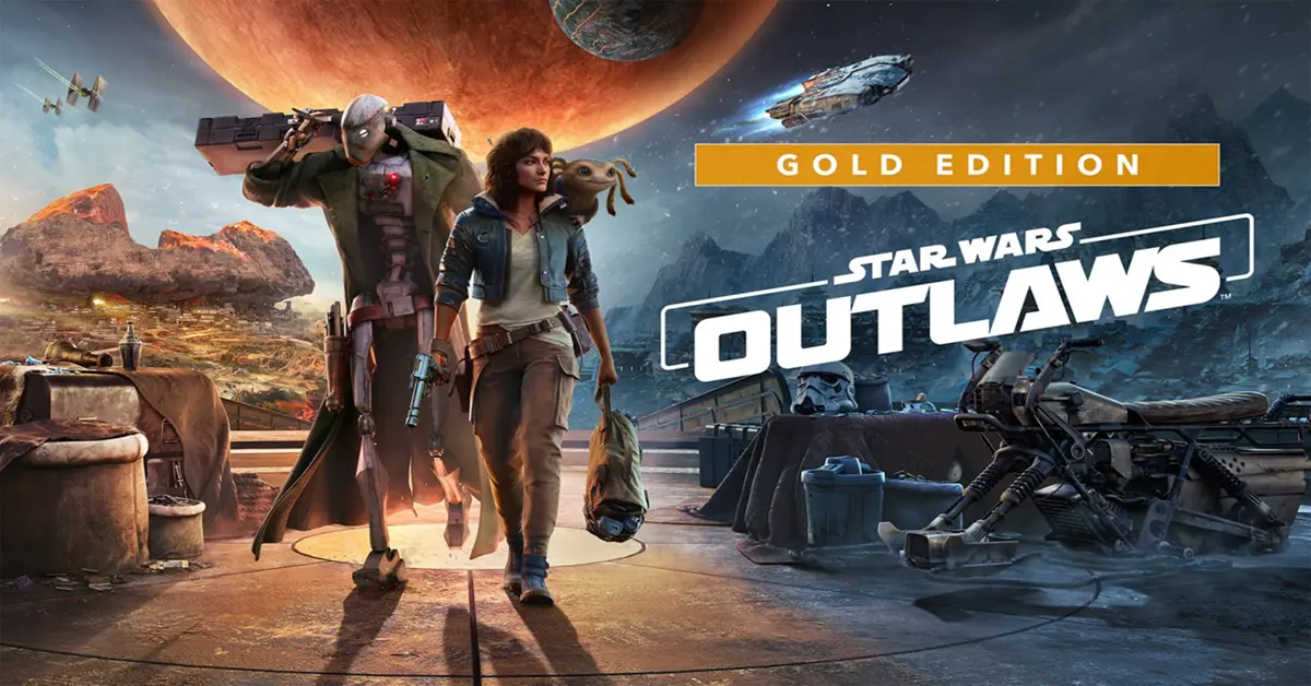  Kay Vess y Nix enfrentándose al submundo criminal galáctico en Star Wars Outlaws Gold Edition.