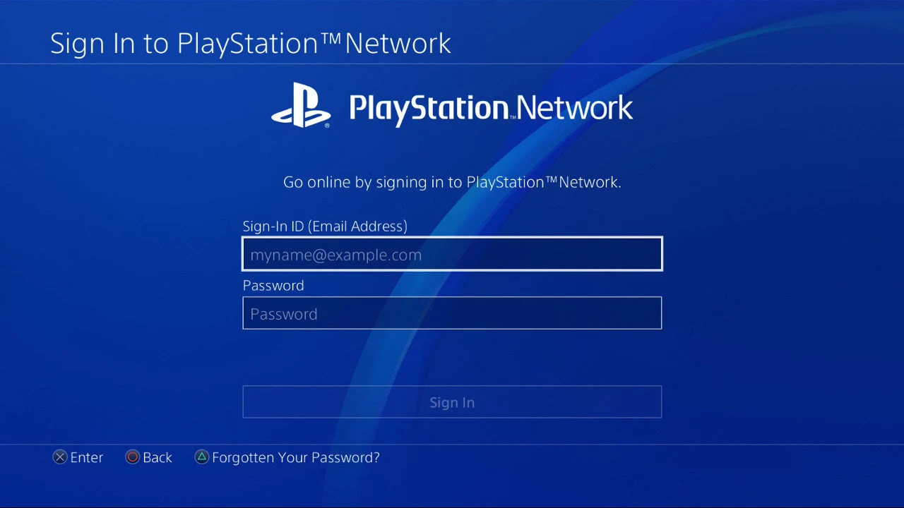Playstation Network Sign In