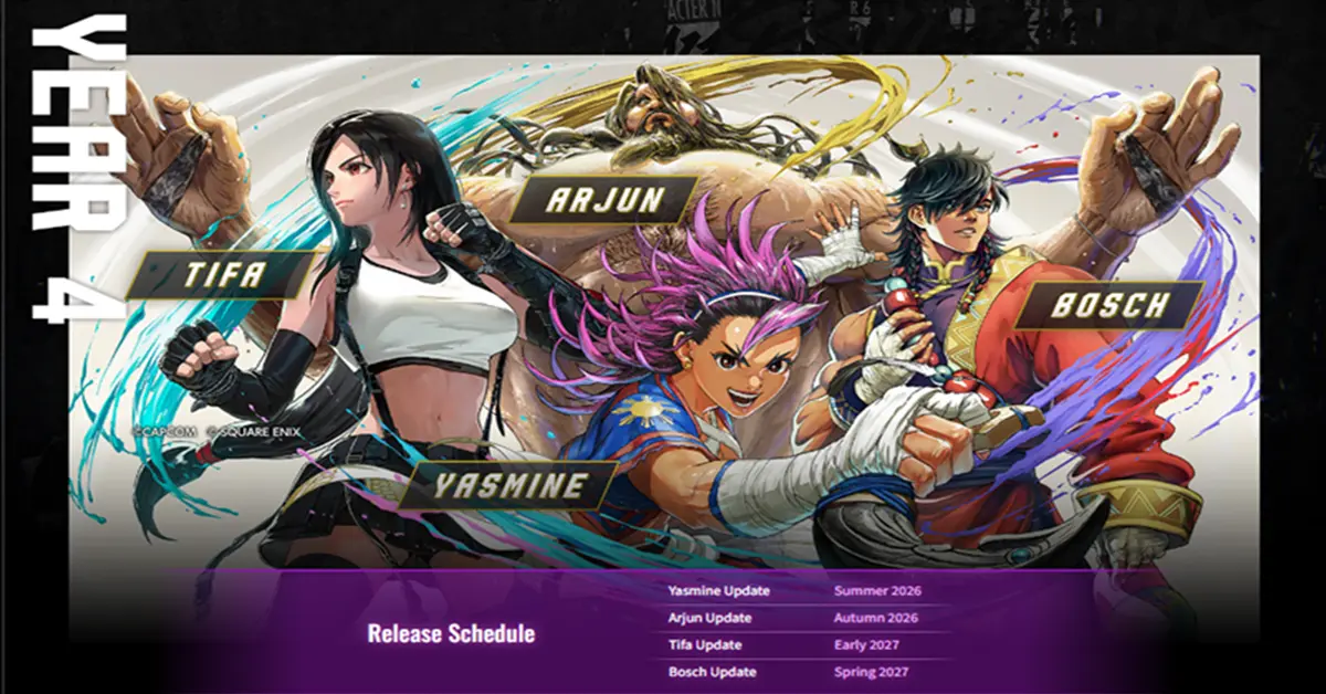 Desglose del contenido y los personajes del Year Pass de Street Fighter 6