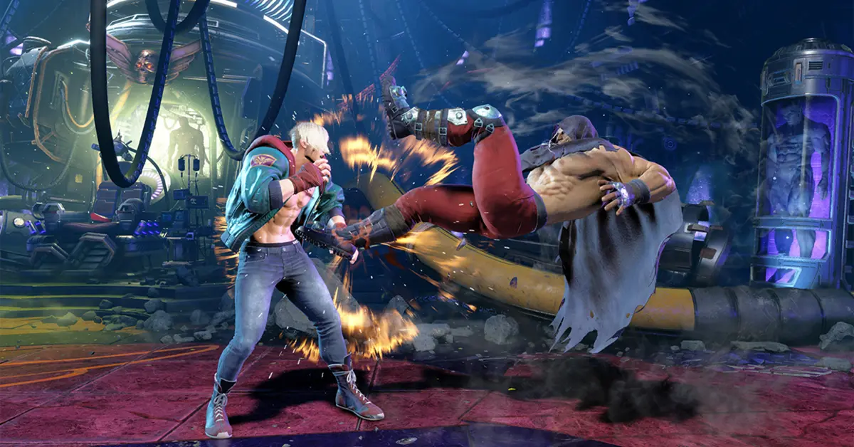 M. Bison y Terry Bogard chocando en el RE Engine de Street Fighter 6 Year 2