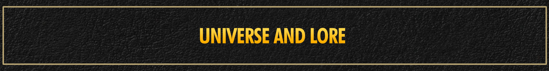 Universo y Lore