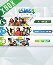 The Sims 4 Bundle Seasons, Jungle Adventure, Spooky Stuff Xbox One