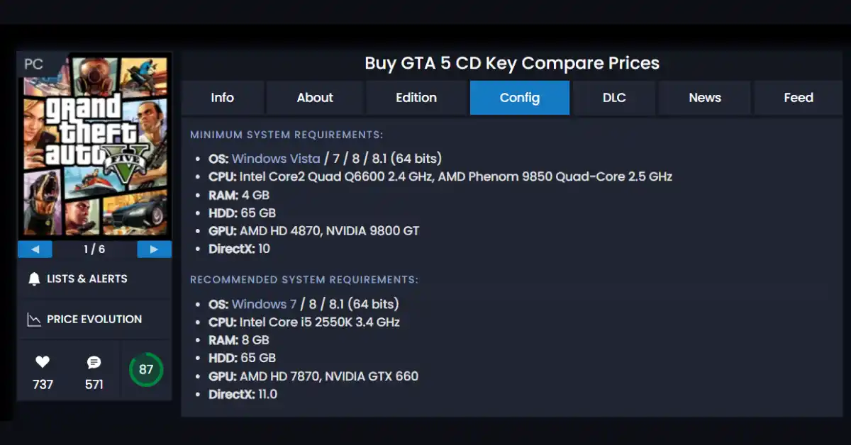 Revisa los requisitos del sistema en Clavecd.es