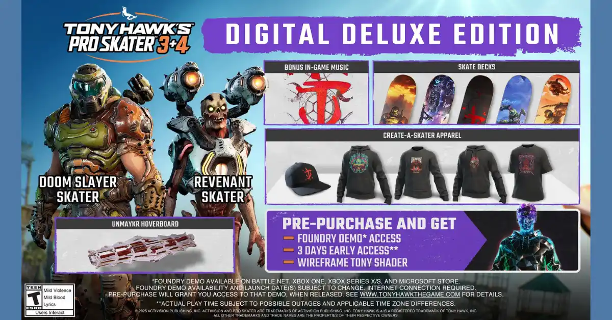 Tony Hawk’s 3+4: comparación de precios muestra el precio más bajo en el lanzamiento