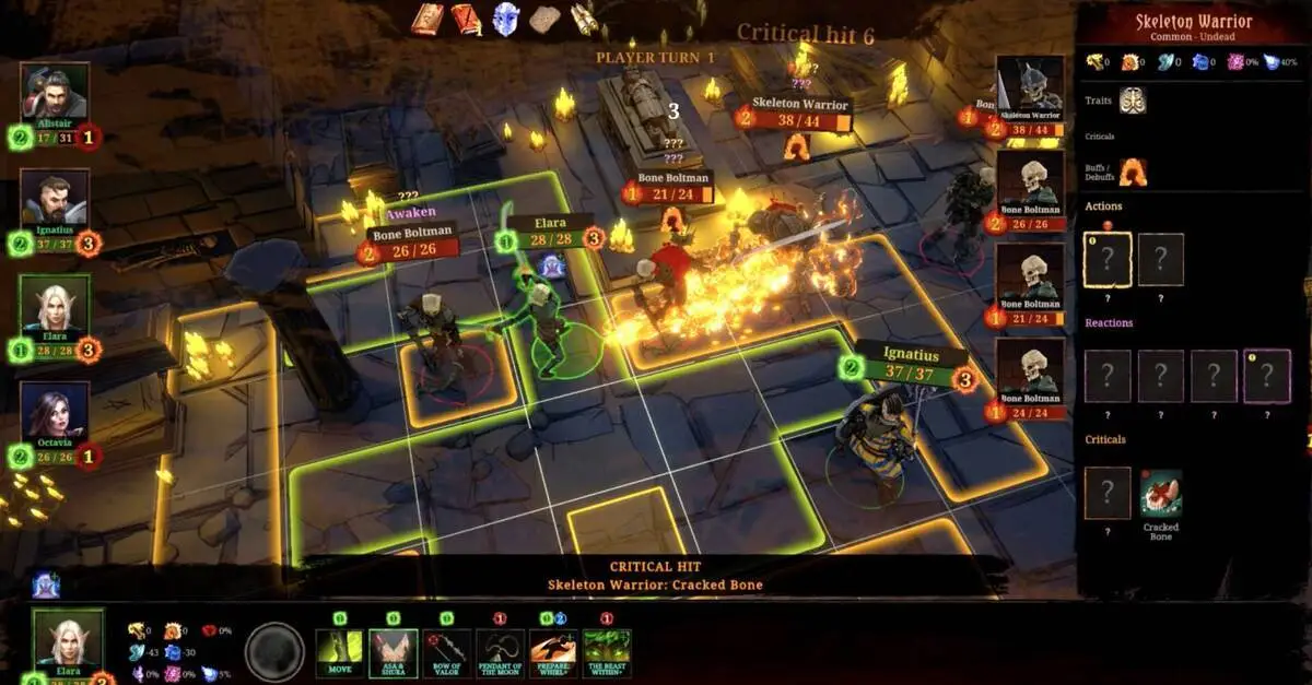 Cada casilla cuenta cuando las mecánicas de rol de mesa chocan contra el castigo de un roguelite.