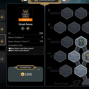 Vambrace Dungeon Monarch - Construcción