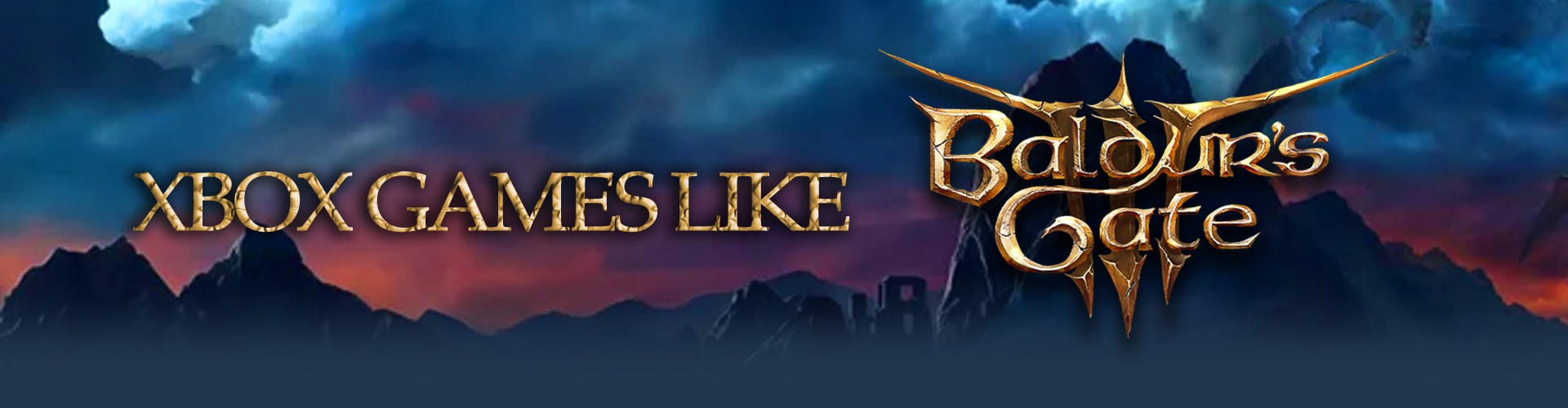 Juegos de Xbox como Baldur's Gate