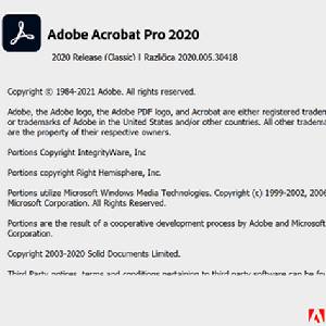 Adobe Acrobat Pro 2020 - Derechos de autor