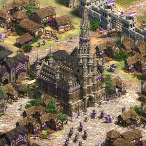 Age of Empires 2 Definitive Edition Lords of the West Centro de la ciudad