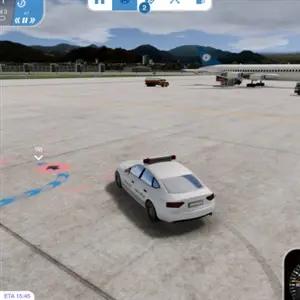 Airport Simulator 2019 - Coche de Seguridad