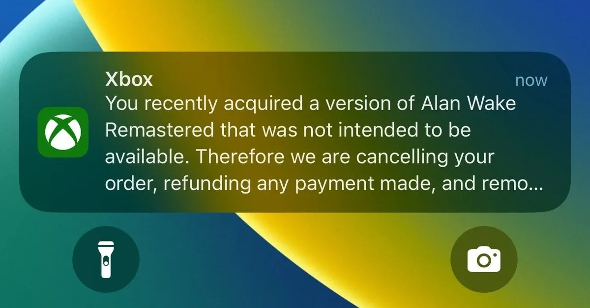 Alan Wake Remastered Gratis Revocado